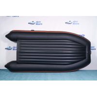 Лодка моторная килевая Kitt Boats 350 НДНД ФАЛЬШБОРТ оранжево-черный